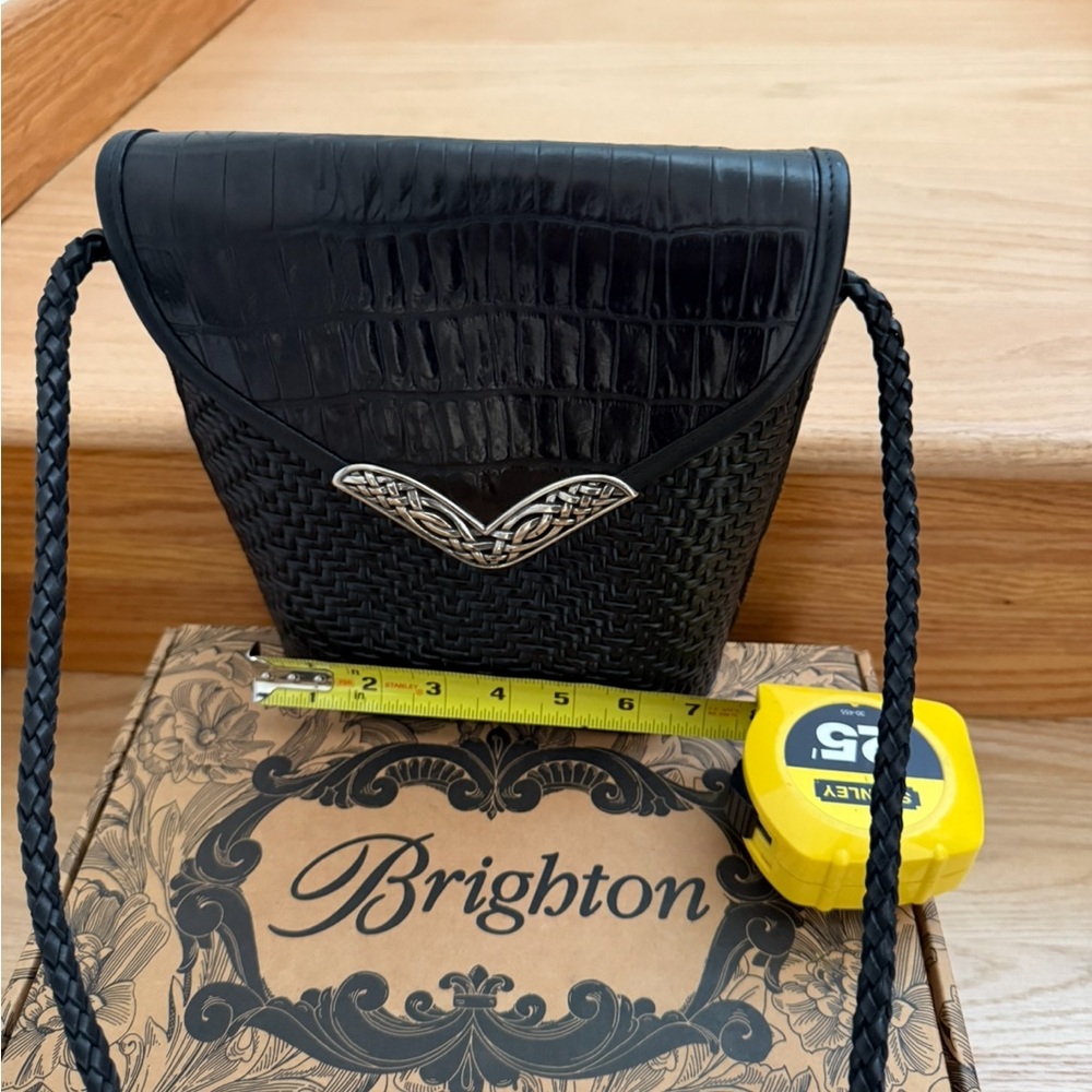 Brighton Black Mini Bag with Silver Accent